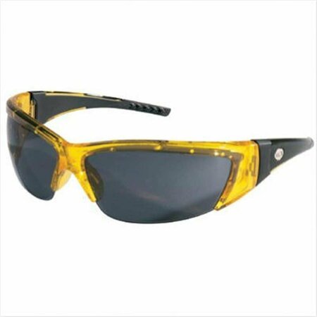 EXOTIC Translucent Yellow Frame White Rubber Grey Lens EX3125497